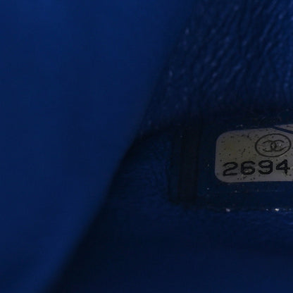 Chanel Lambskin Quilted Medium Double Flap Blue 7 of 10