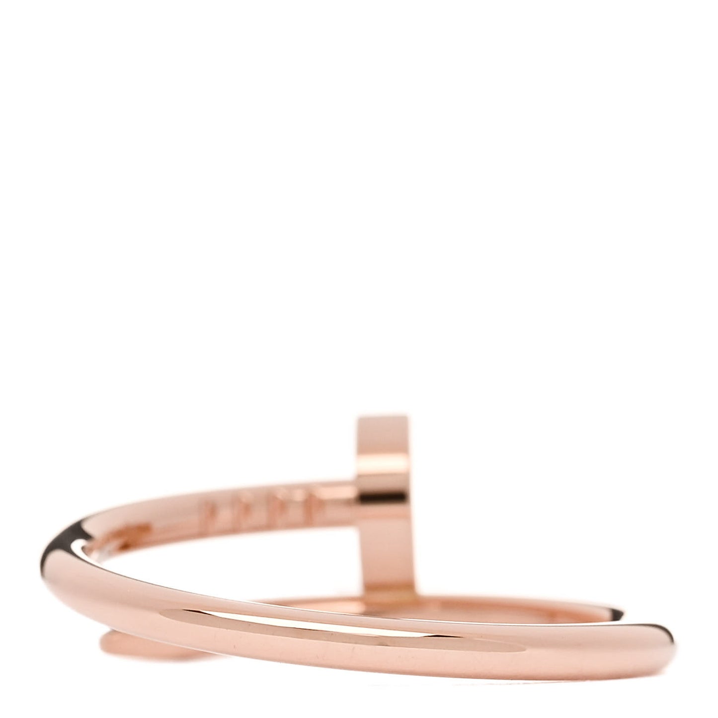 18K Pink Gold Small Juste Un Clou Ring 51 5.75