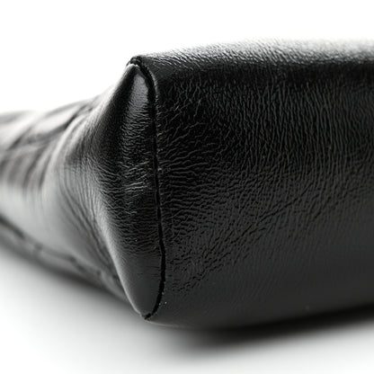 Chanel Shiny Lambskin Quilted Mini 31 Shopping Bag Black 9 of 10