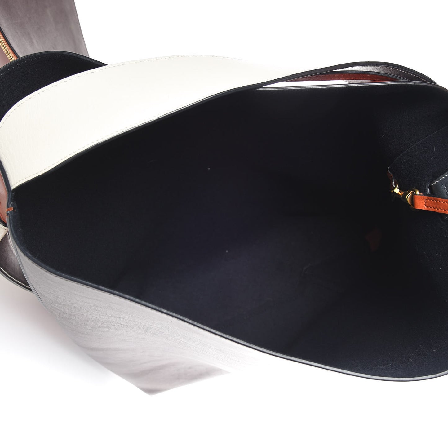 Shiny Smooth Calfskin Small Twisted Cabas Brick