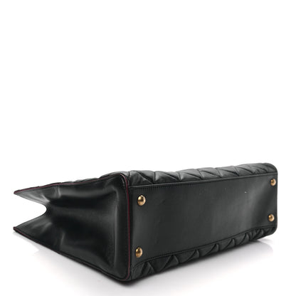 Chanel Calfskin Quilted Perfect Edge Tote Black 4 of 9
