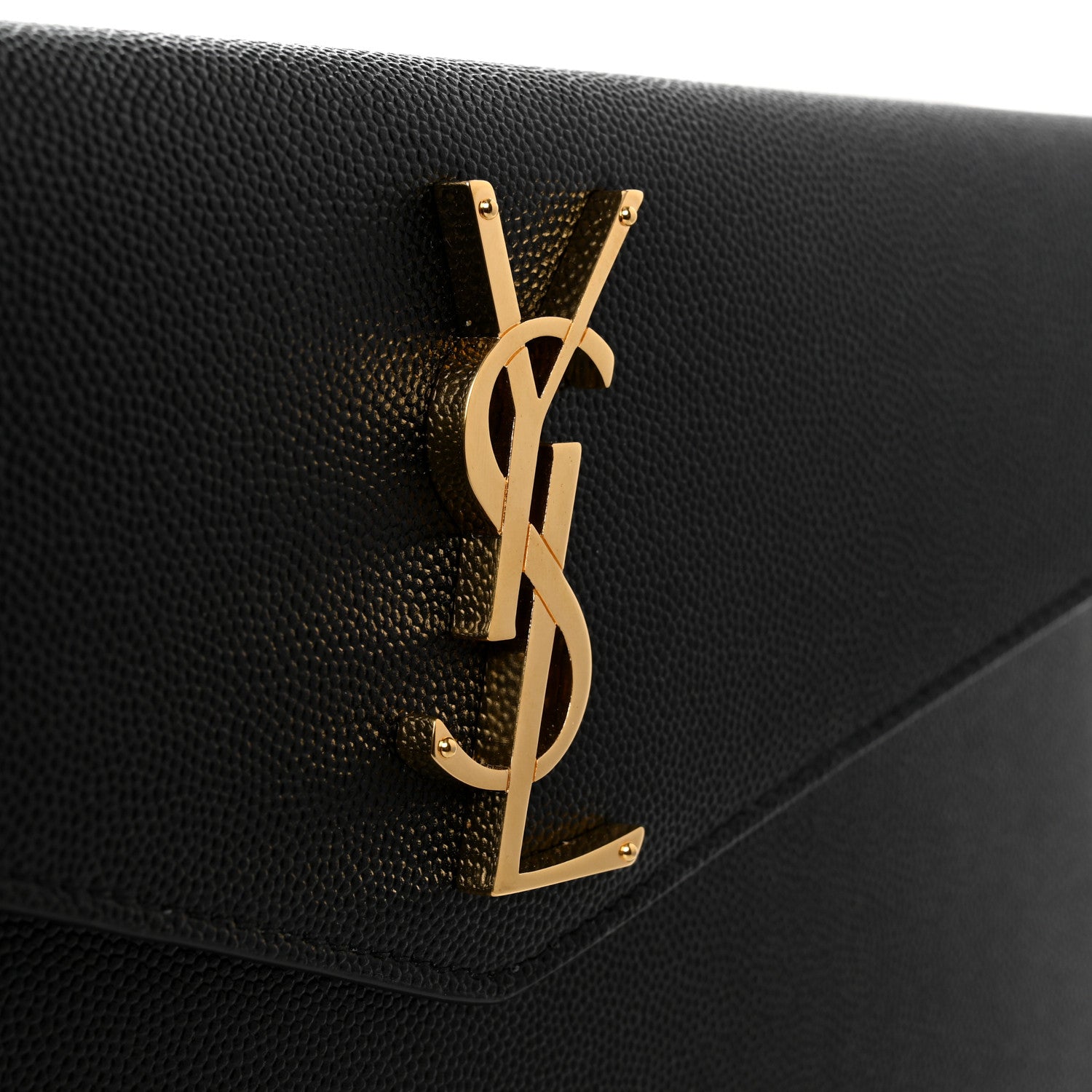 Saint Laurent Grain De Poudre Uptown Pouch Black 9 of 10