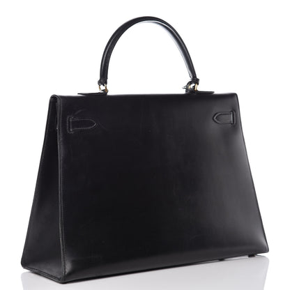 Hermes Box Kelly Sellier 35 Black 3 of 42
