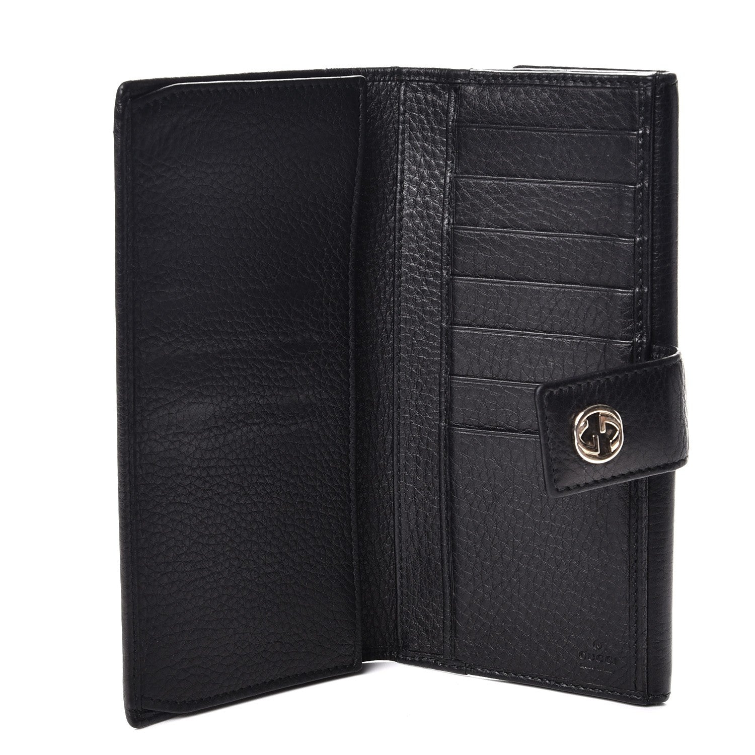 Gucci Cellarius Calfskin Miss GG Continental Wallet Black 5 of 8