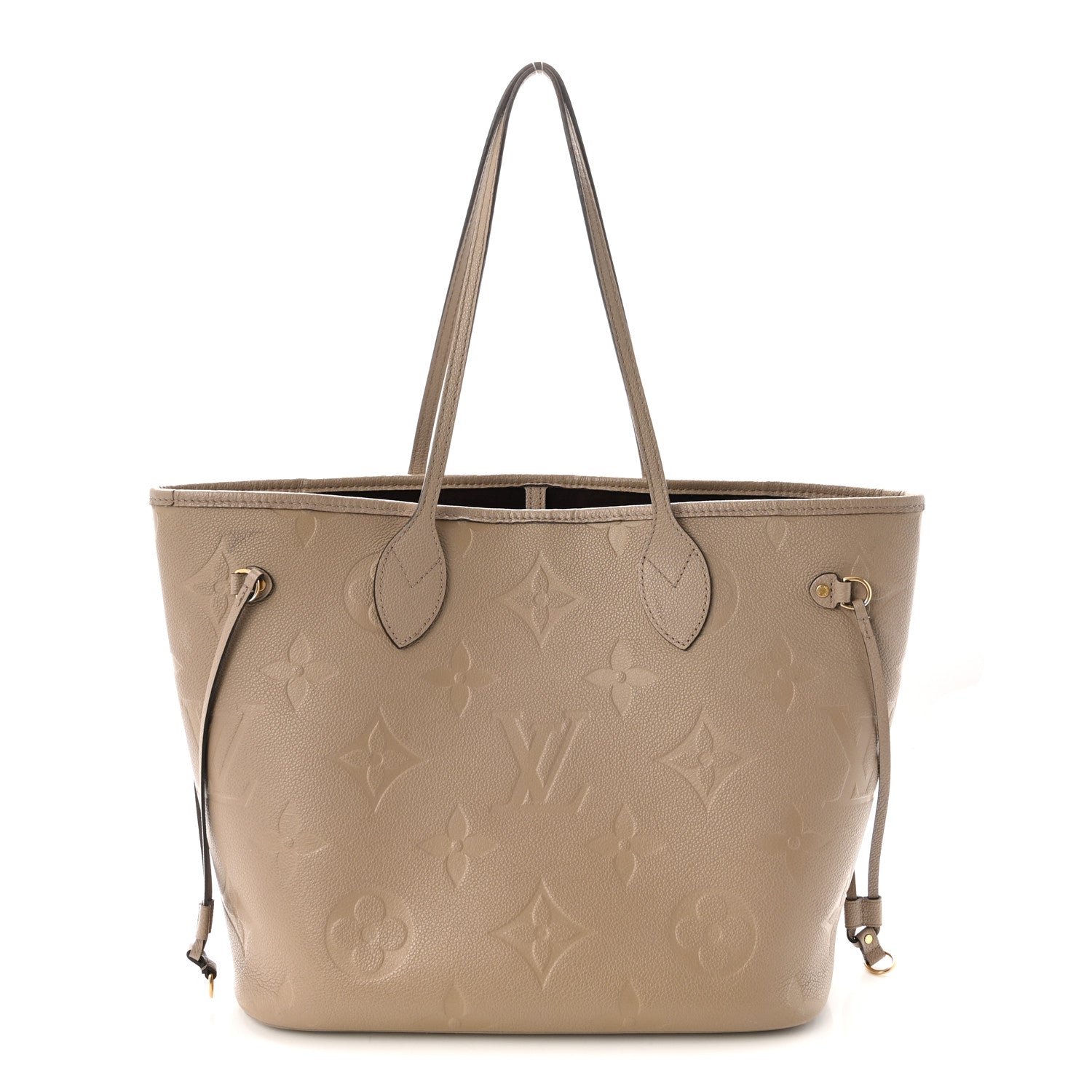 Louis Vuitton Empreinte Monogram Giant Neverfull MM Tourterelle 1 of 10