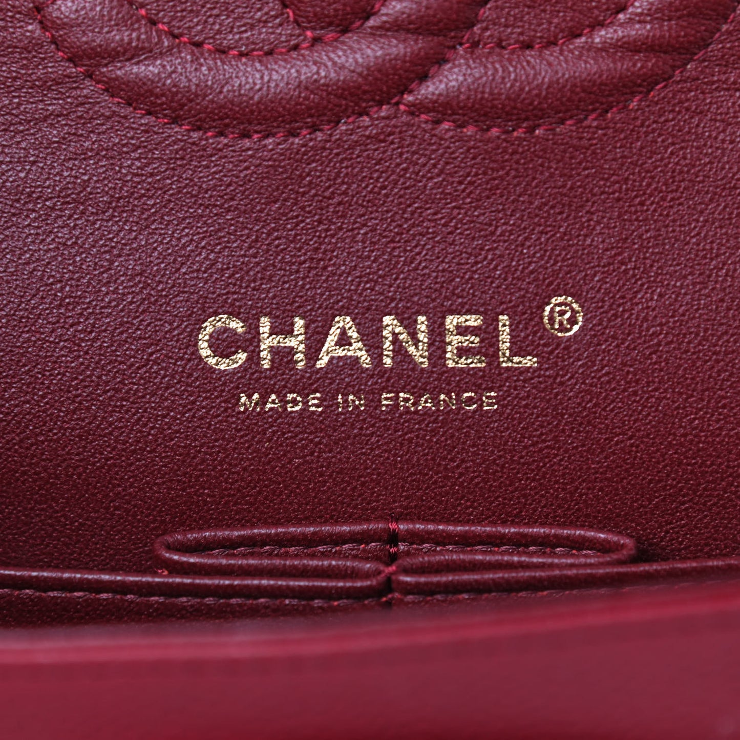 Caviar Quilted Medium Double Flap Red