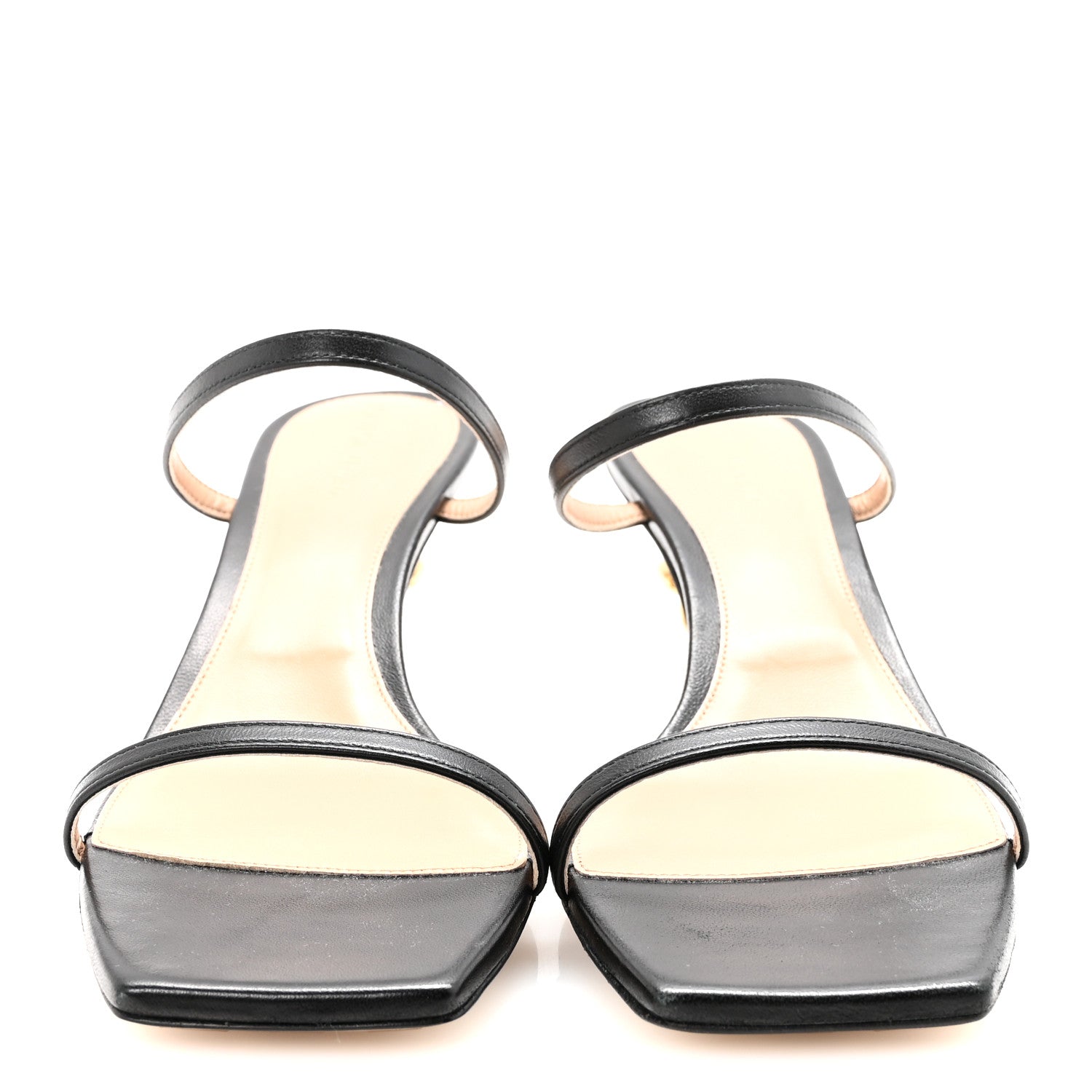 Bottega Veneta Lambskin Knot Mules Sandals 40 Black 3 of 8