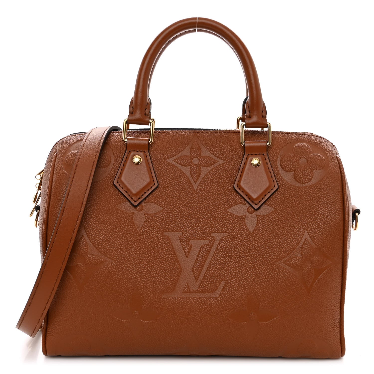 Louis Vuitton Empreinte Monogram Giant Speedy Bandouliere 25 Cognac 1 of 9