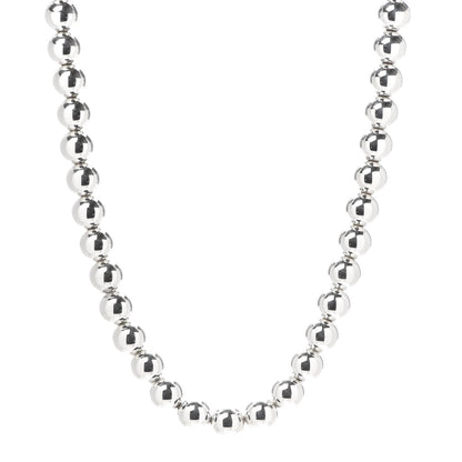 Tiffany Sterling Silver 10mm HardWear Ball Necklace 1 of 5