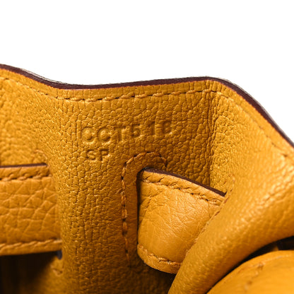 Hermes Togo Kelly Retourne 28 Jaune Ambre 7 of 9