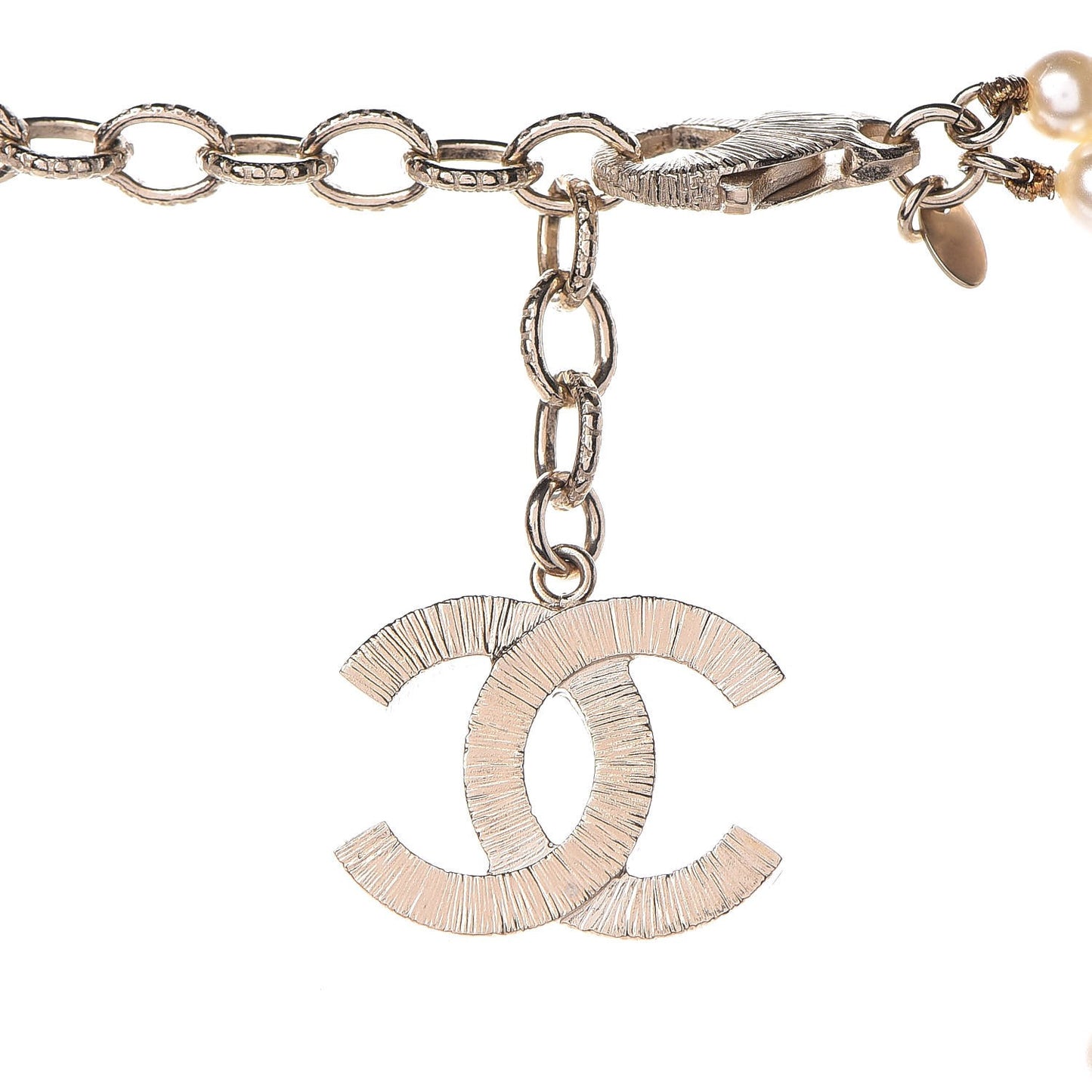 Pearl Double Strand Necklace Gold