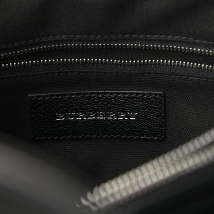 Burberry Goatskin Vintage Check Medium Banner Tote Black 7 of 10