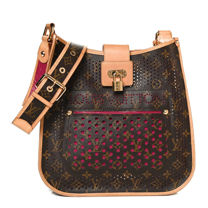Louis Vuitton Monogram Perforated Musette Fuchsia 1 of 9