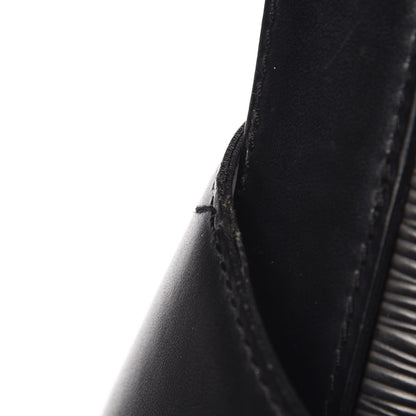 Louis Vuitton Epi Sac D'Epaule GM Black 9 of 10
