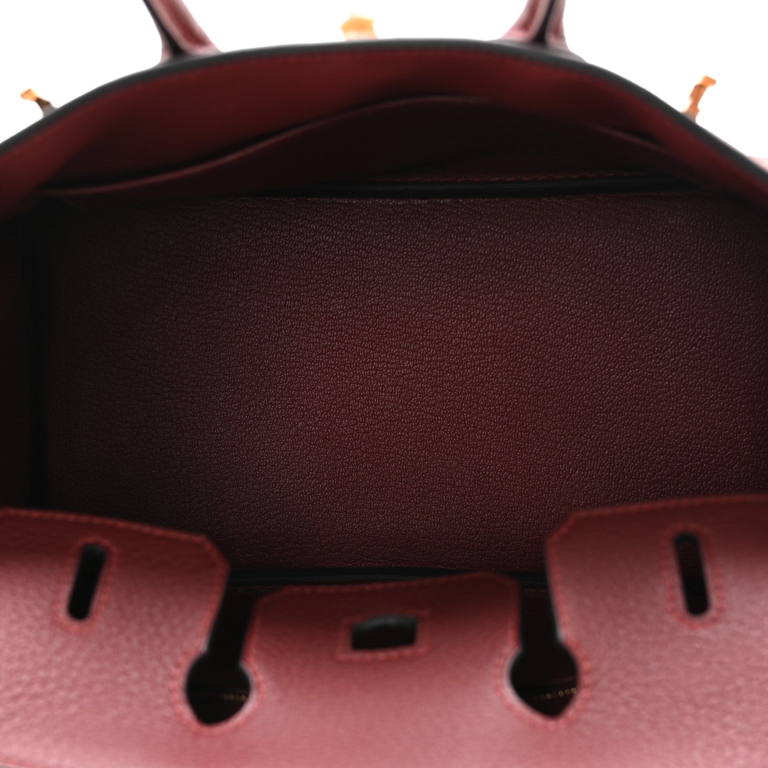 Hermes Togo Birkin 25 Rouge H 5 of 11