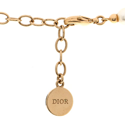 Christian Dior Pearl 30 Montaigne Choker Necklace Gold 5 of 5