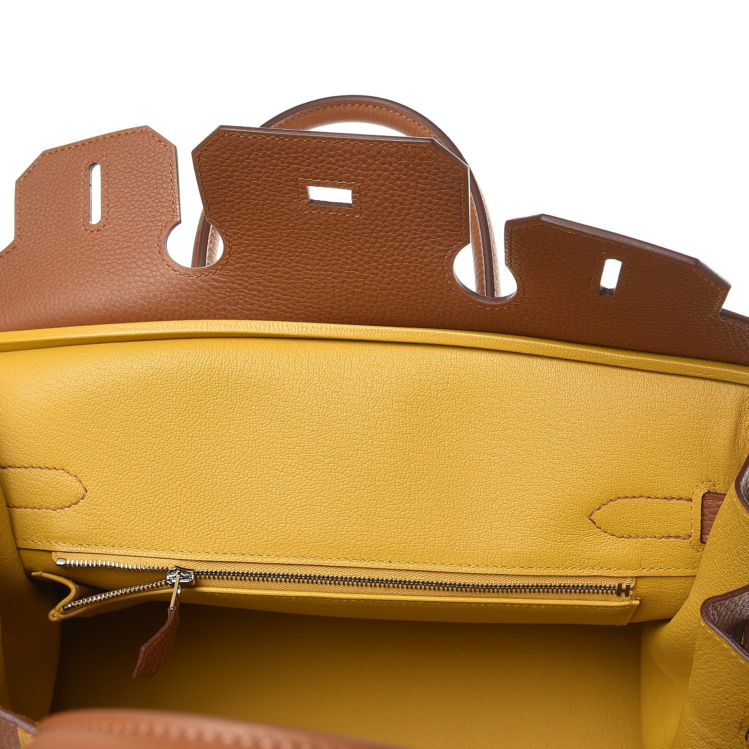 Hermes Togo Swift Officier Birkin 30 Gold Ambre 28 of 33