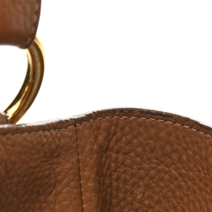 Prada Vitello Daino Side Pocket Hobo Cuoio 13 of 21