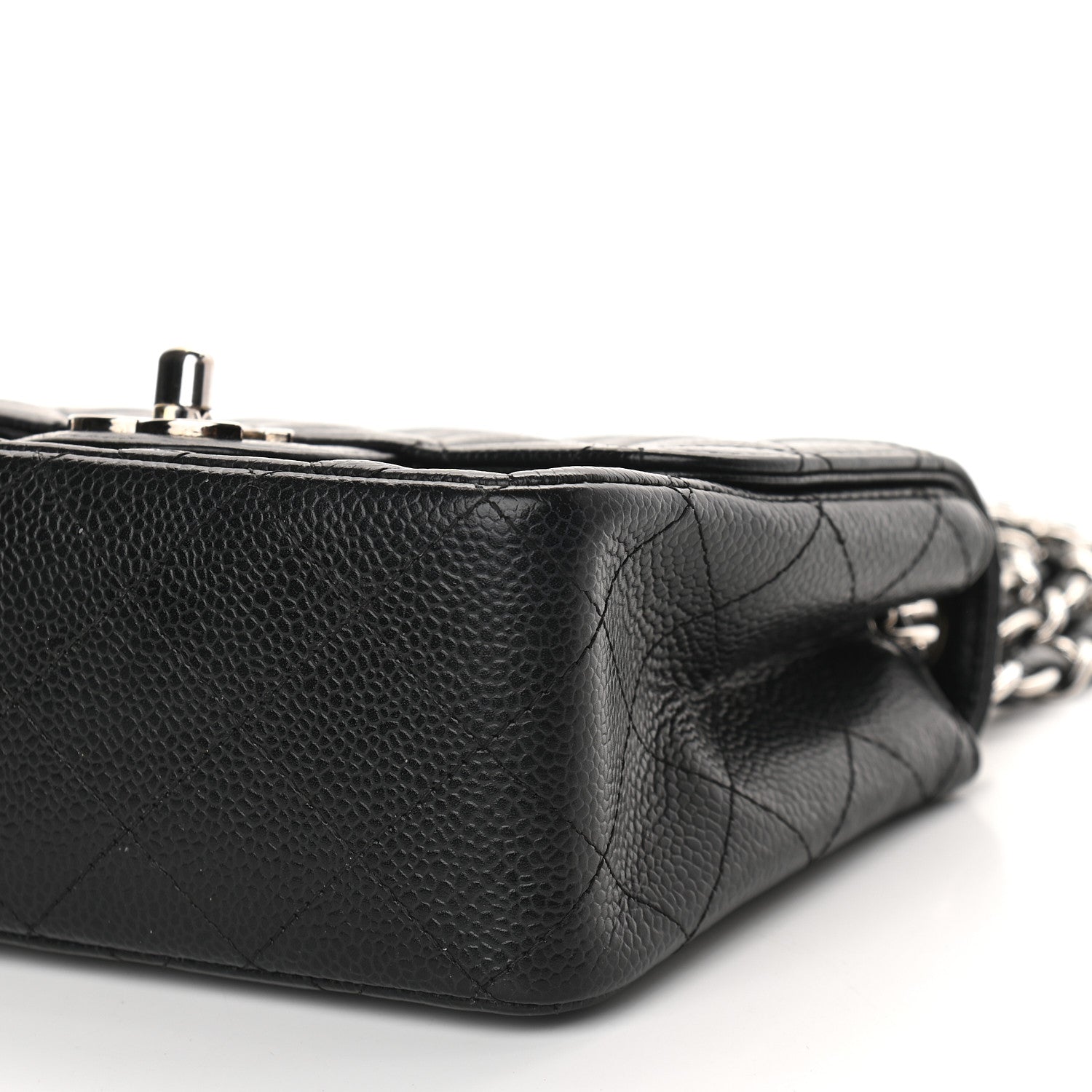 Chanel Caviar Quilted Mini Square Flap Black 9 of 9