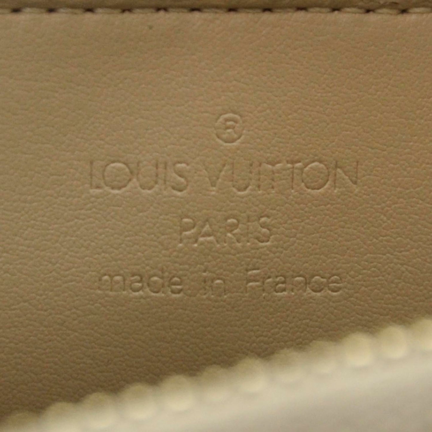 Vernis Lexington Fleurs Pochette Bag Beige