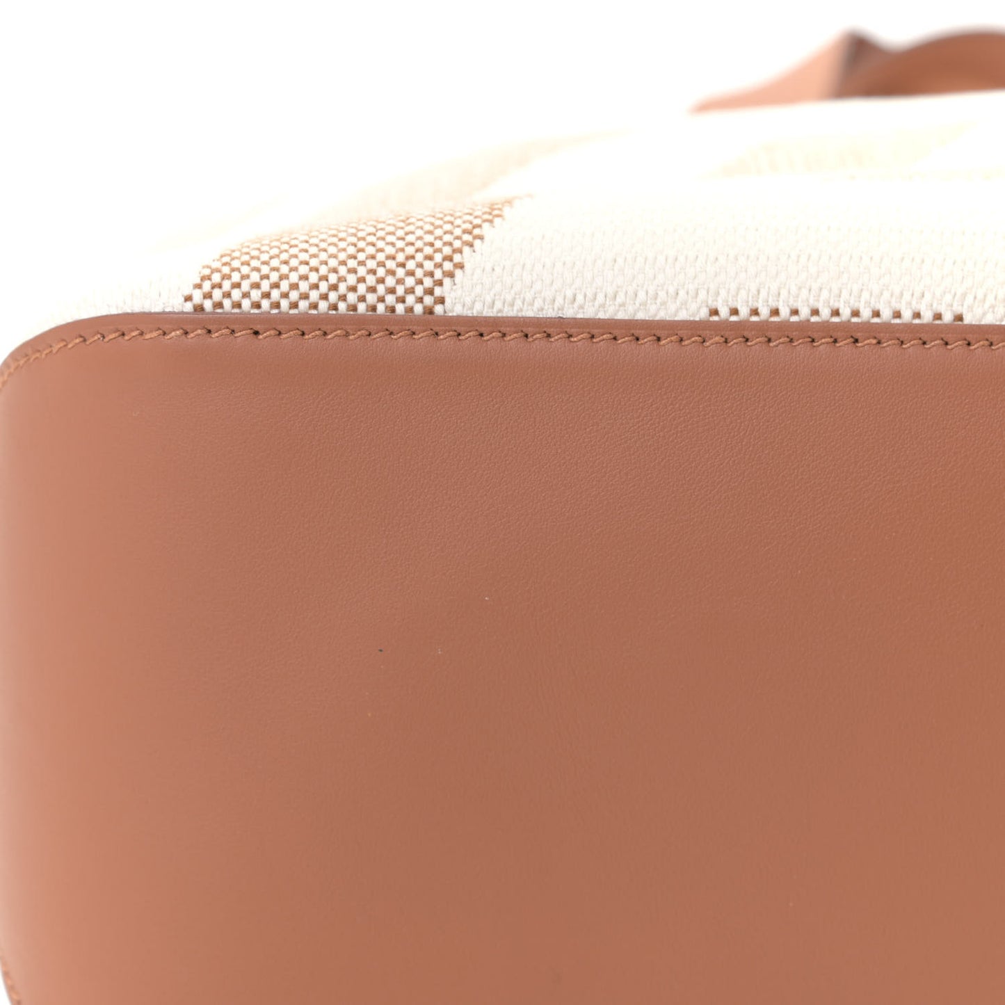Swift H Canvas Cabas H En Biais 40 Ecru Naturel Gold
