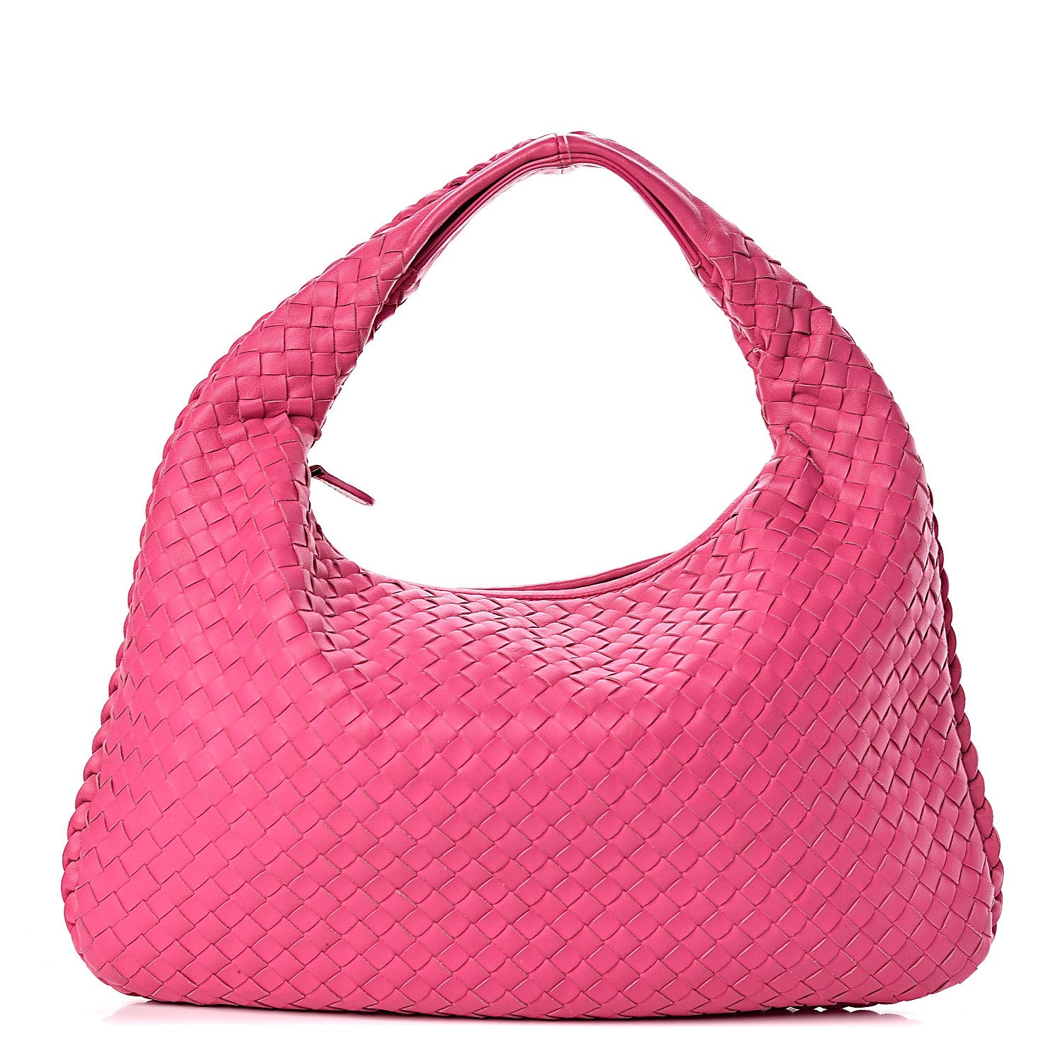Bottega Veneta Nappa Intrecciato Medium Veneta Hobo Rosa Shock 1 of 15