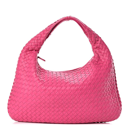Bottega Veneta Nappa Intrecciato Medium Veneta Hobo Rosa Shock 1 of 15