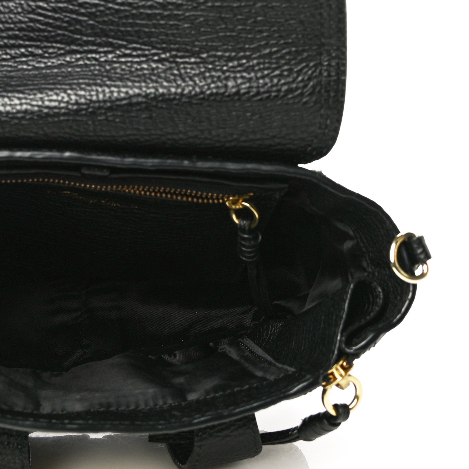 3.1 Phillip Lim Textured Calfskin Mini Pashli Satchel Black 7 of 12