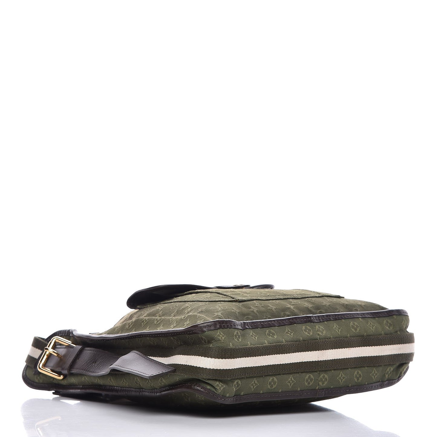 Mini Monogram Besace Mary Kate Kaki