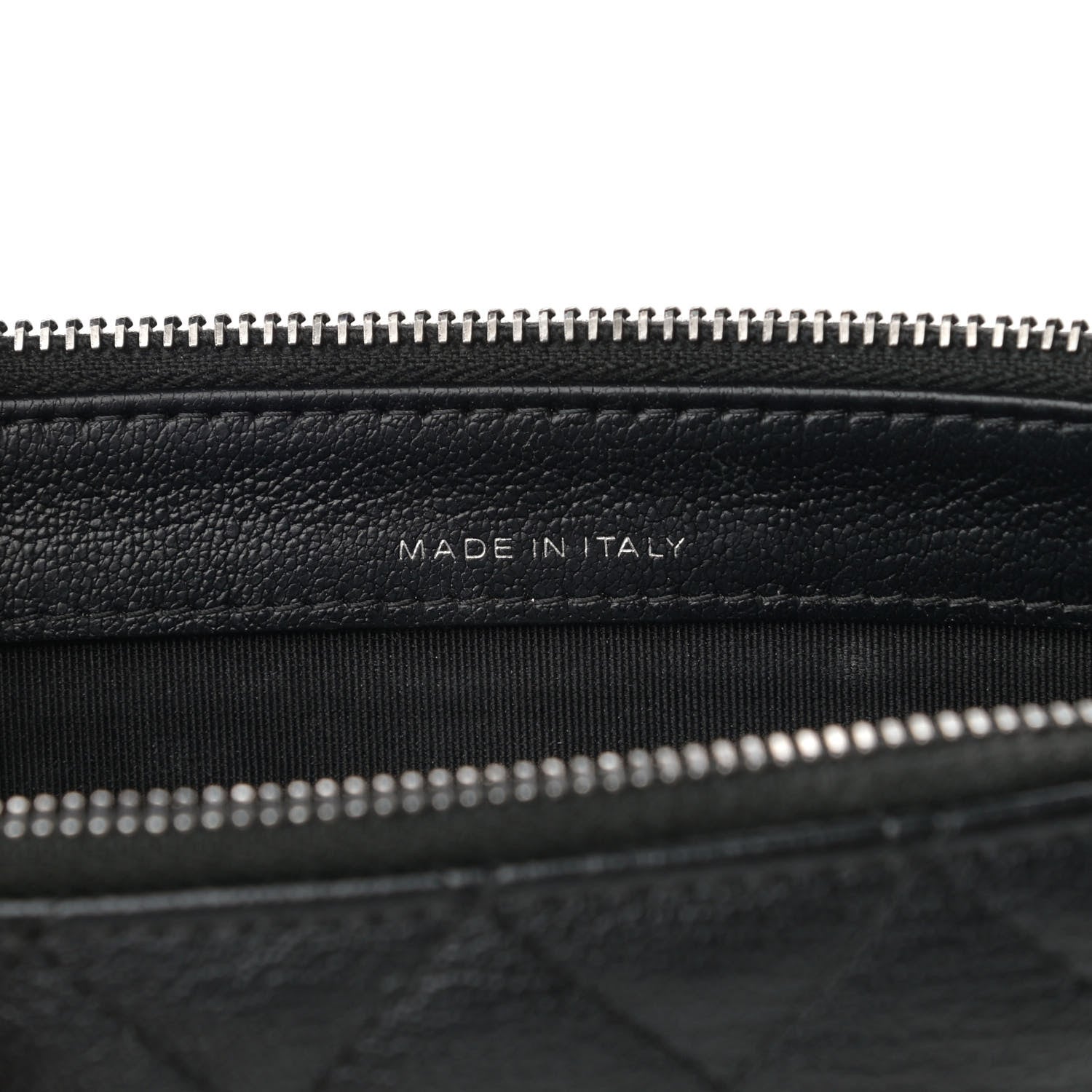 Chanel Patent Goatskin Quilted Small Gabrielle Clutch Black 7 of 13