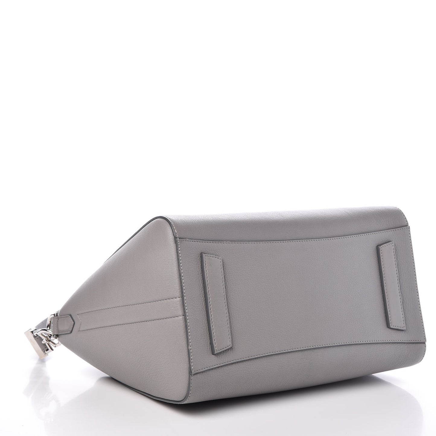 Sugar Goatskin Medium Antigona Pearl Grey