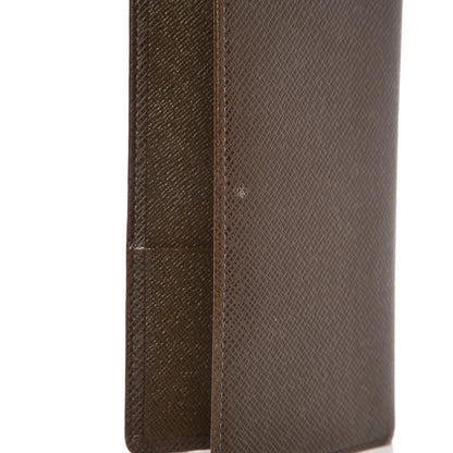 Louis Vuitton Taiga Porte Valeurs Organizer Wallet Grizzli 7 of 9
