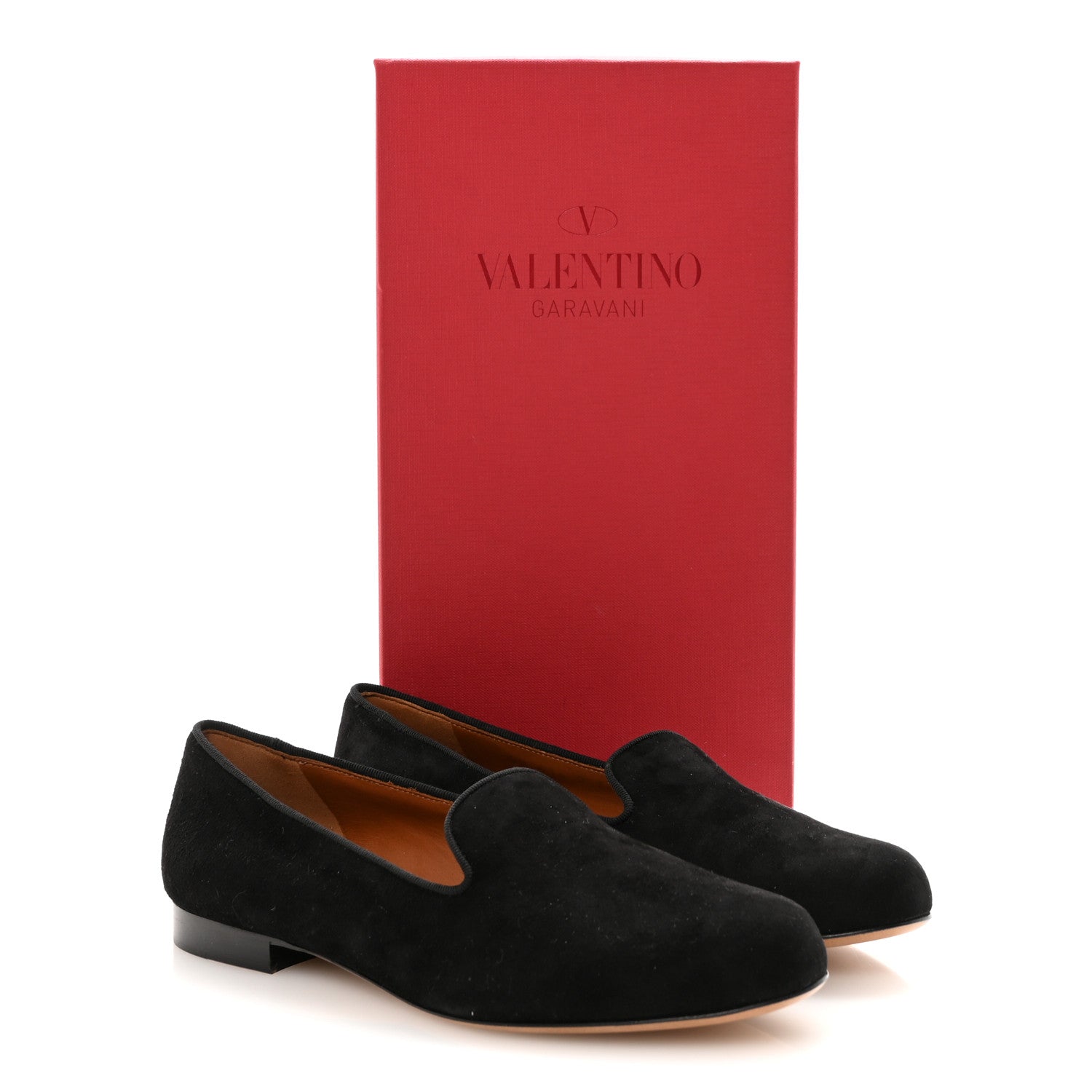 Valentino Garavani Suede Slipper Flats 36.5 Black 10 of 10