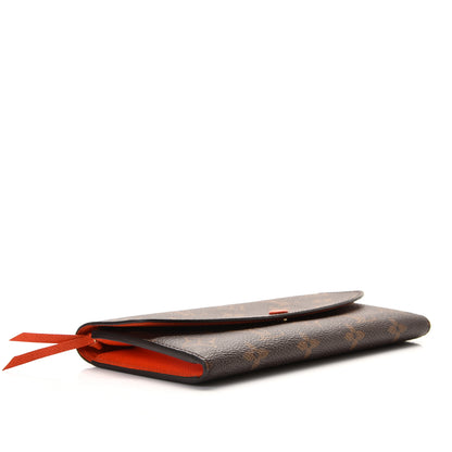 Louis Vuitton Monogram Emilie Wallet Piment 4 of 9