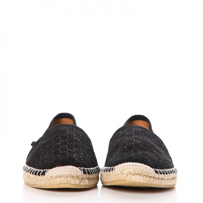 Gucci Suede Microguccissima Espadrilles 37.5 Black 2 of 10