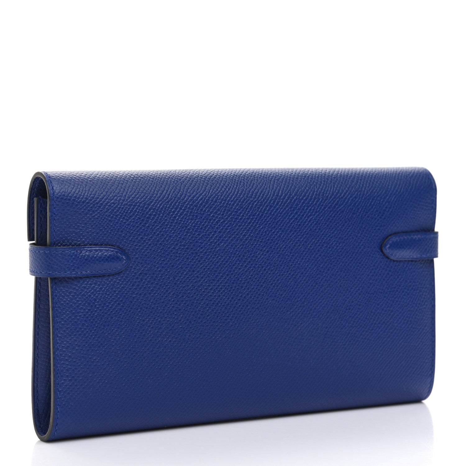 Hermes Epsom Kelly Longue Wallet Bleu Electrique 3 of 6