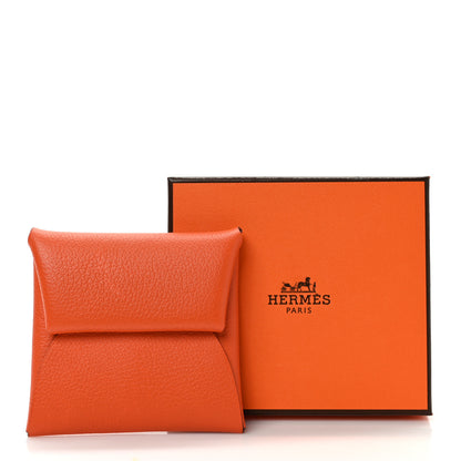 Hermes Evercolor Bastia Coin Purse Orange 8 of 8