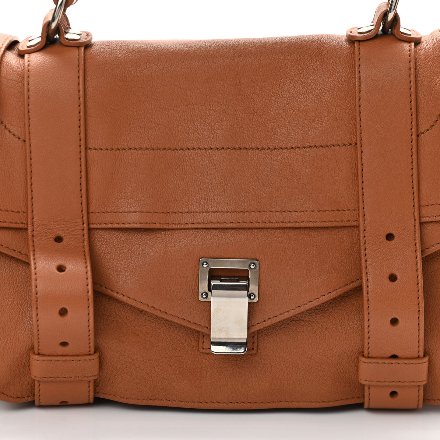 Lambskin Medium PS1 Satchel Saddle