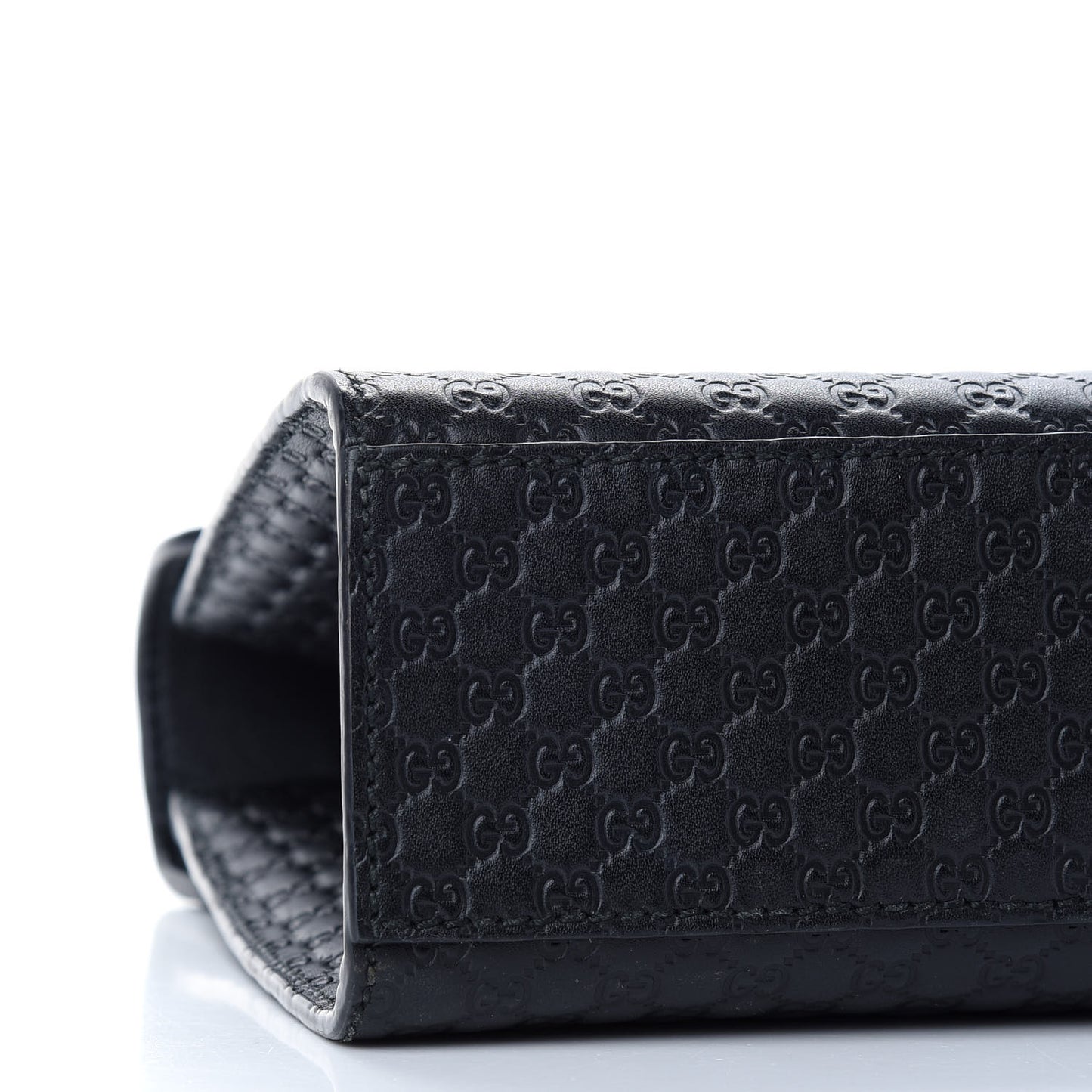 Microguccissima Medium Emily Chain Shoulder Bag Black