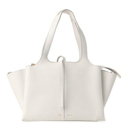 Celine Baby Grained Calfskin Small Tri-Fold Bag White 1 of 22