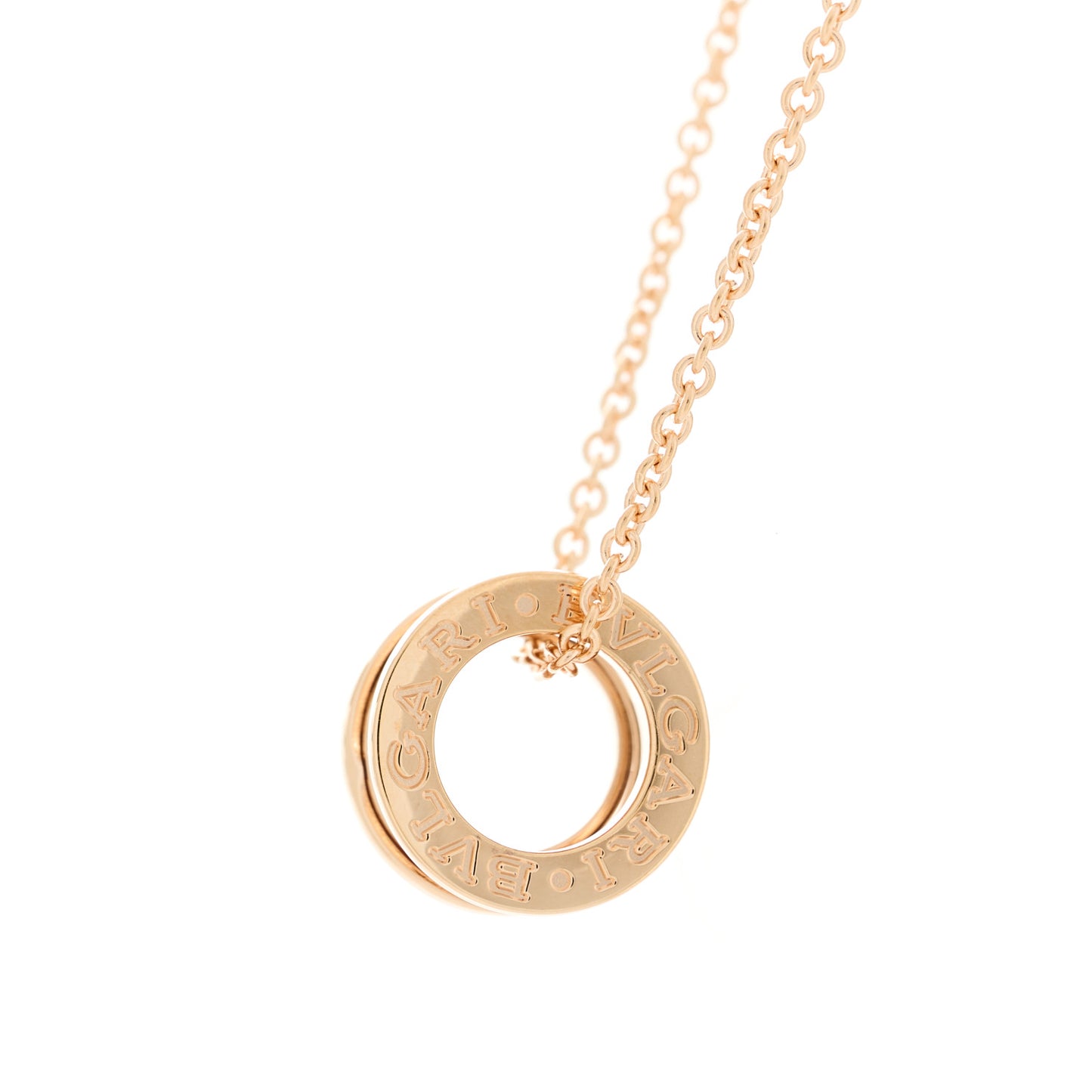 18K Rose Gold B.Zero1 Pendant Necklace