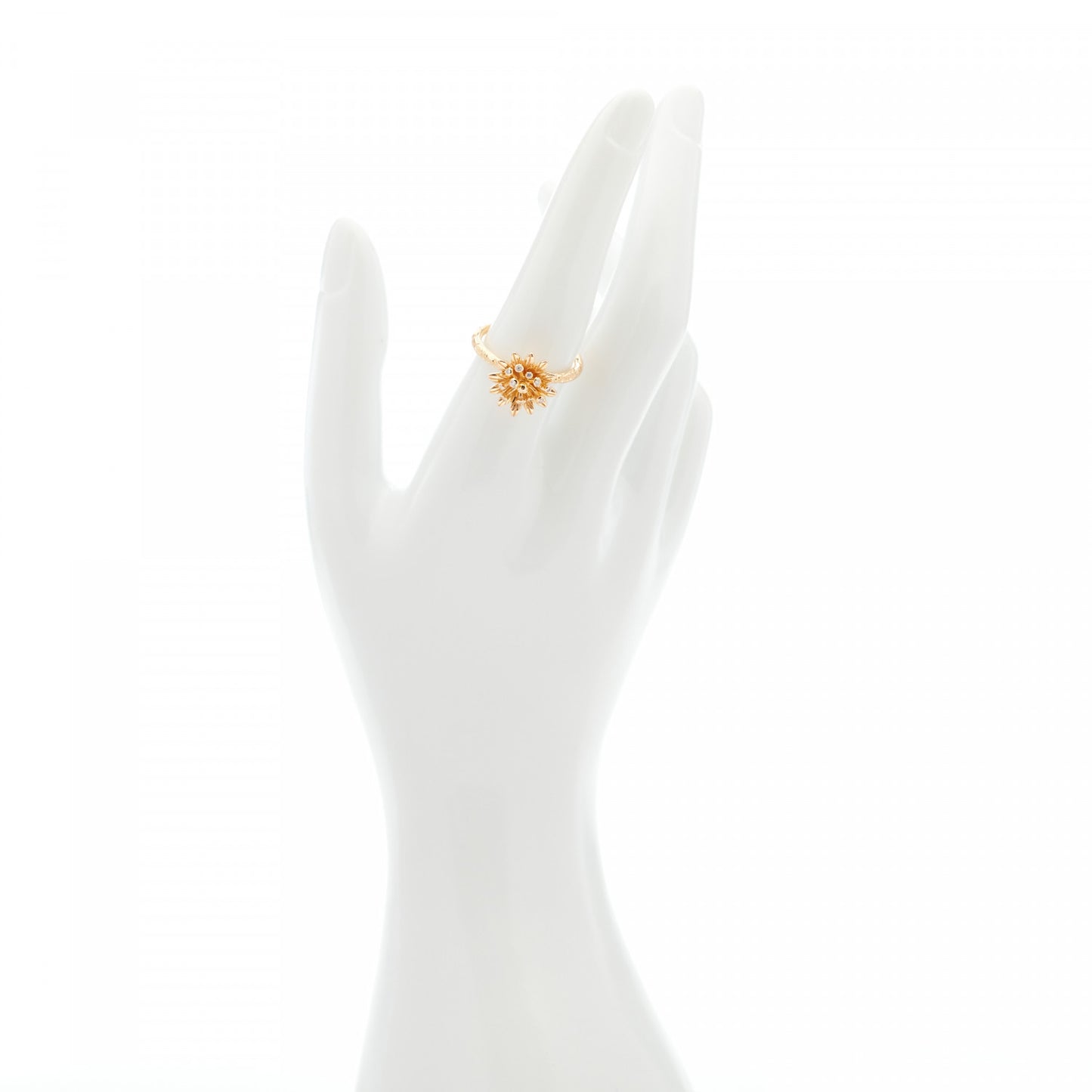 18K Rose Gold Diamond Flora Ring 54 7