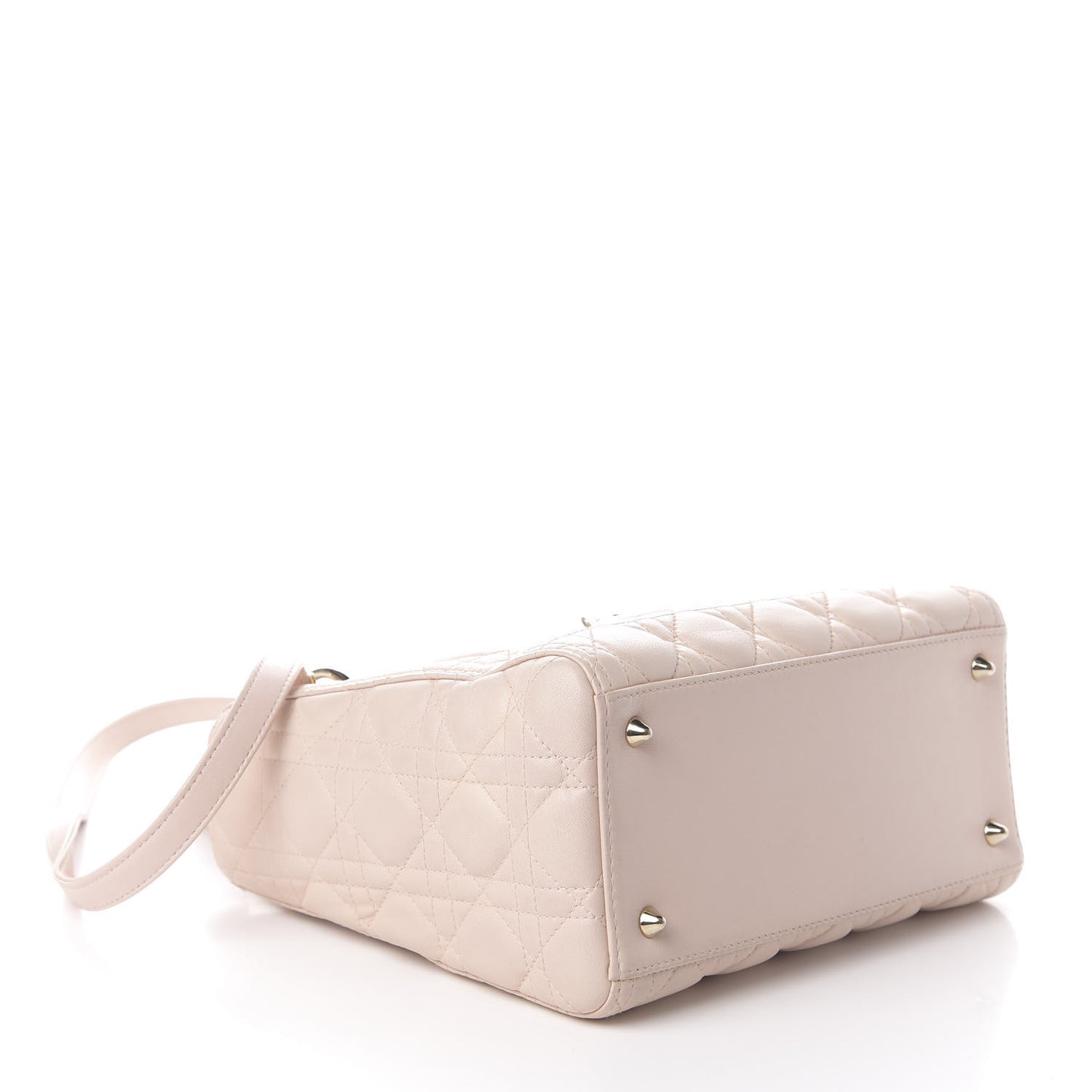 Lambskin Cannage Medium Lady Dior Light Pink