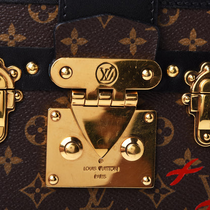 Louis Vuitton Monogram Petite Malle Black 4 of 4