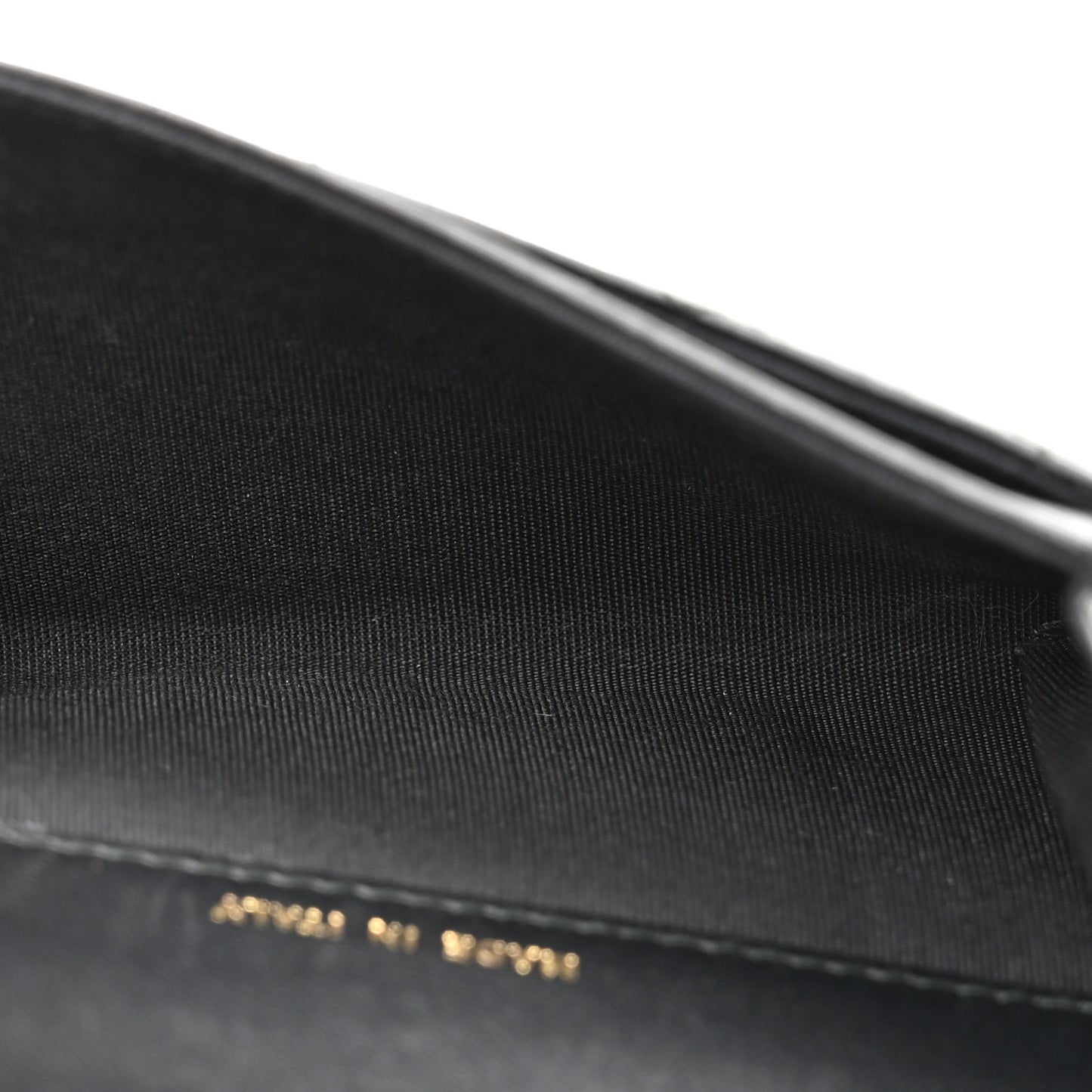 Lambskin Quilted Boy Flap Card Holder Black