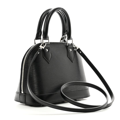 Louis Vuitton Epi Alma BB Black 3 of 9