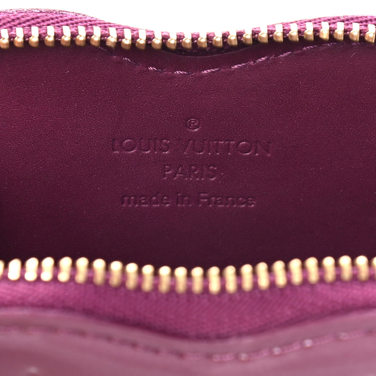 Vernis Heart Coin Purse Violet