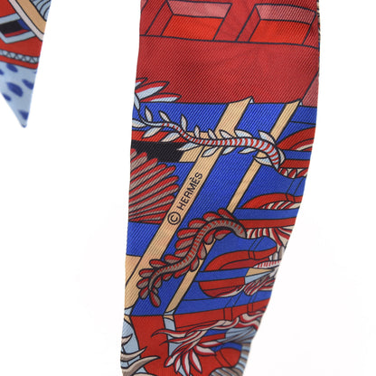 Hermes Silk Animapolis Twilly 4 of 4