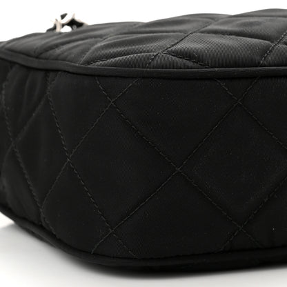 Prada Nylon Tessuto Impuntu Quilted Bandoliera Crossbody Bag Black 8 of 9