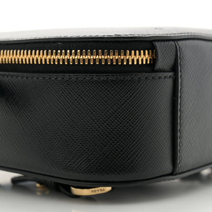 Prada Saffiano Lux Mini Odette Backpack Black 8 of 10